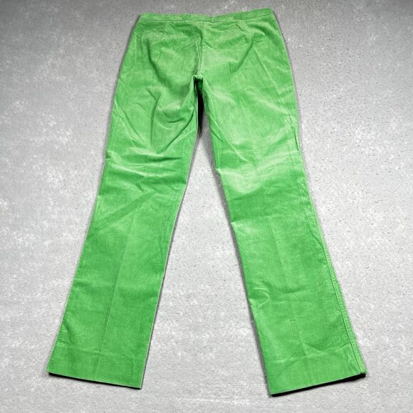 Ralph Lauren Sport Pants Womens Size 4 Green Stretch Corduroy Straight Pants - Picture 7 of 12